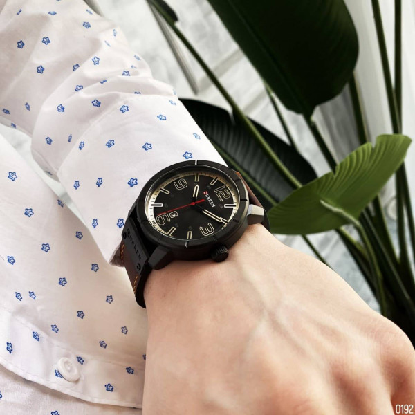 Чоловічий годинник Curren 8327 Black-Brown фото 9