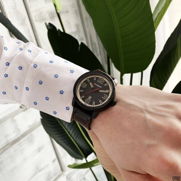 Чоловічий годинник Curren 8327 Black-Brown фото 10