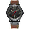 Чоловічий годинник Curren 8327 Black-Brown фото 2