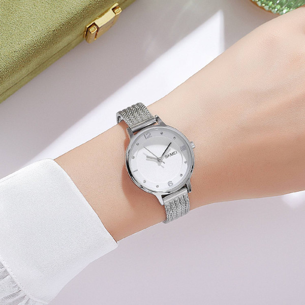 Жіночий годинник Skmei 1874SI Silver фото 4