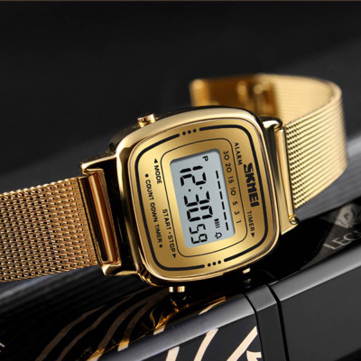 Skmei 1901MHGD Gold Mesh