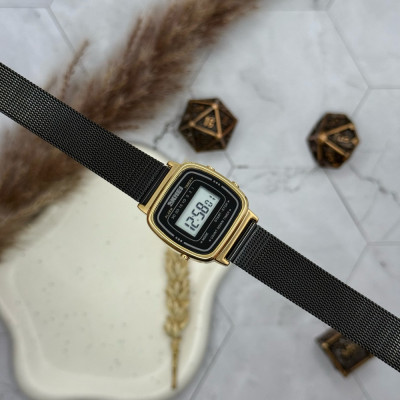 Жіночий годинник Skmei 1901MHGDBK Gold-Black Mesh