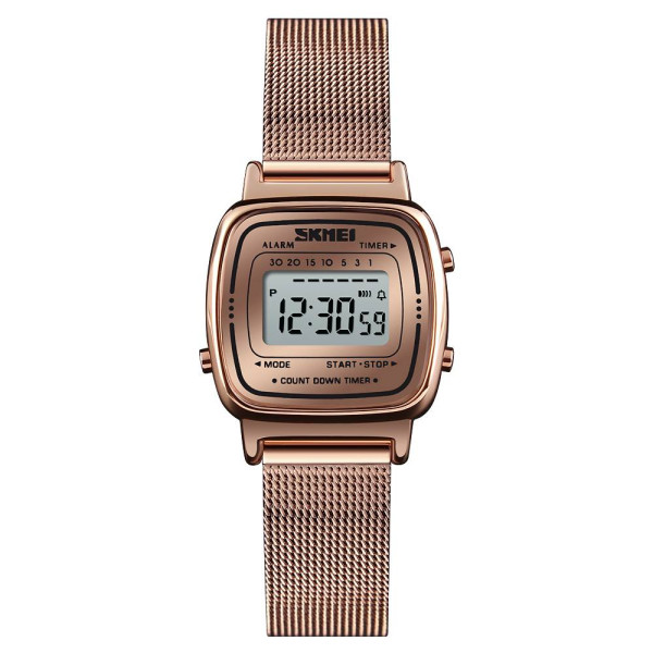 Женские часы Skmei 1901MHRG Rose Gold Mesh фото 1