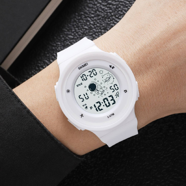 Детские часы Skmei 1973WT White фото 4