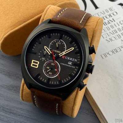 Curren 8324 Black-Brown