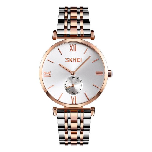 Женские часы Skmei 9198TRGSI-B Rose Gold-Silver/Silver MenMen фото 1