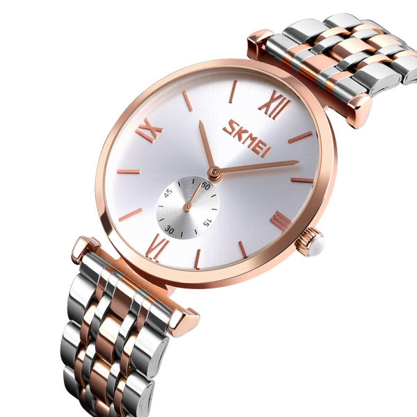 Женские часы Skmei 9198TRGSI-B Rose Gold-Silver/Silver MenMen фото 3