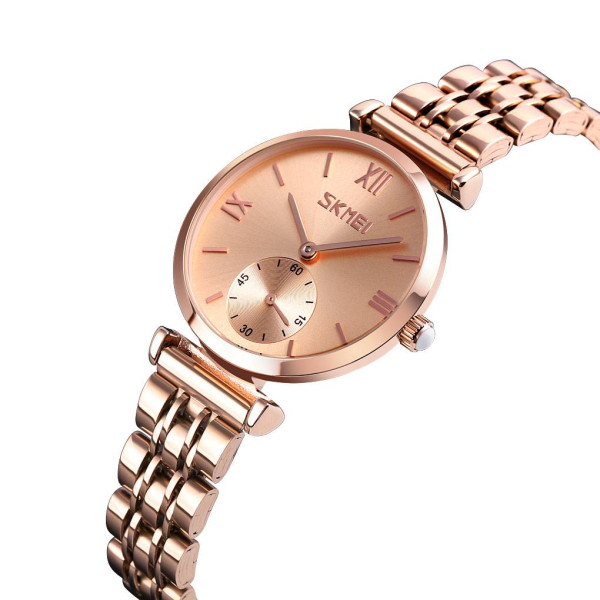 Женские часы Skmei 9198RGRG-B Rose Gold-Rose Gold фото 3