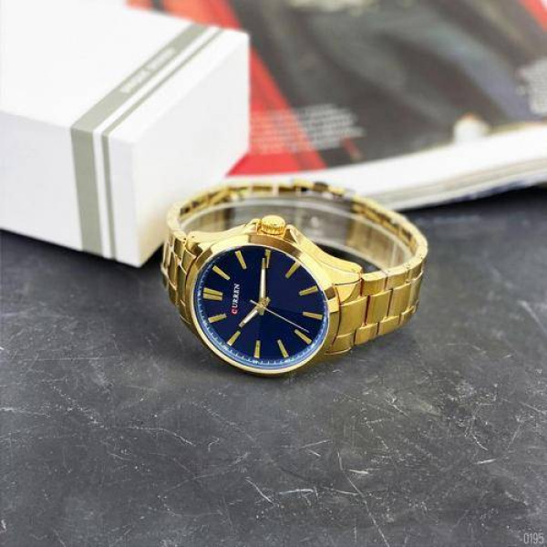 Мужские часы Curren 8322 Gold-Blue фото 7