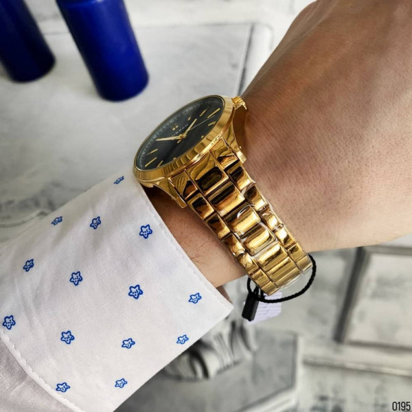 Мужские часы Curren 8322 Gold-Blue фото 10