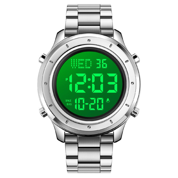 Мужские часы Skmei 1864SSIWT Silver/White Steel фото 3