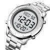Мужские часы Skmei 1864SSIWT Silver/White Steel фото 4