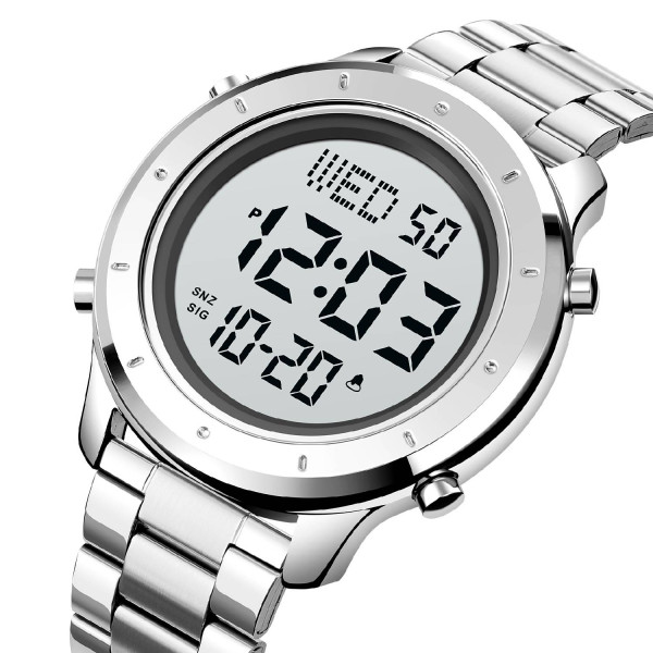 Мужские часы Skmei 1864SSIWT Silver/White Steel фото 4