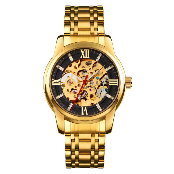 Чоловічий годинник Skmei 9222GDBK Gold-Black фото 1