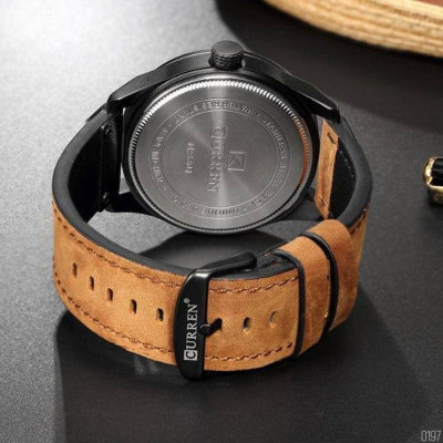Мужские часы Curren 8301 Black-Light Brown