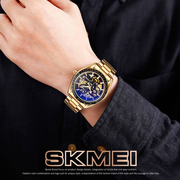 Чоловічий годинник Skmei 9194GDBK Gold-Black фото 4
