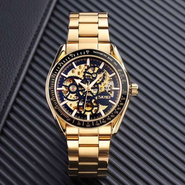 Чоловічий годинник Skmei 9194GDBK Gold-Black фото 5