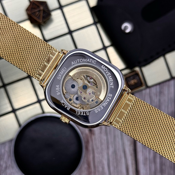 Чоловічий годинник Skmei 9184GD Gold фото 9