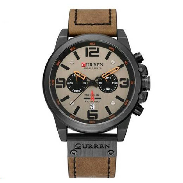 Мужские часы Curren 8314 Khaki-Black фото 1