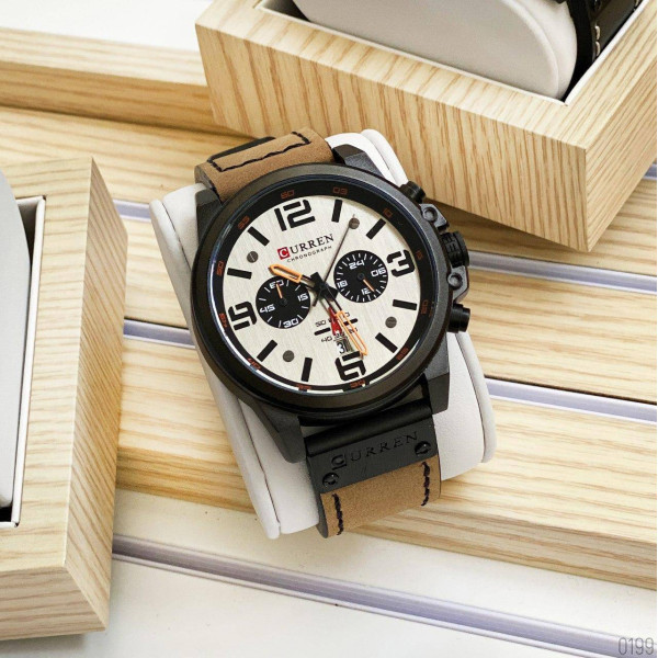 Чоловічий годинник Curren 8314 Khaki-Black фото 8