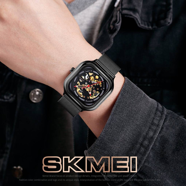 Чоловічий годинник Skmei 9184BK Black фото 4