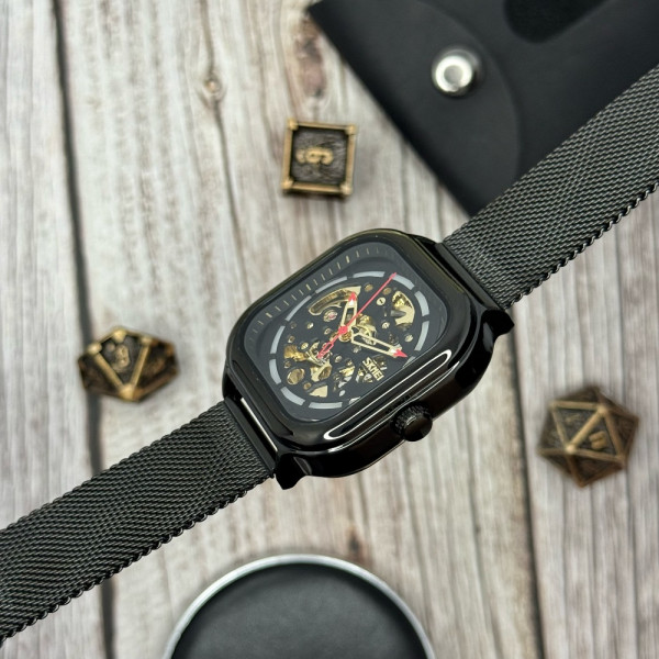 Чоловічий годинник Skmei 9184BK Black фото 6