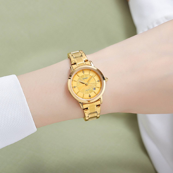 Жіночий годинник Skmei 1819GDGD Gold-Gold фото 4