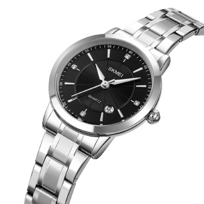 Женские часы Skmei 1819SIBK Silver-Black