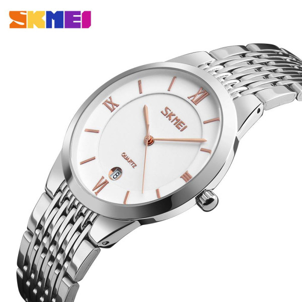 Жіночий годинник Skmei 9139WTGD-B White-Gold B фото 3