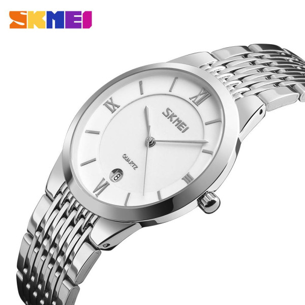 Женские часы Skmei 9139WTSI-B White-Silver B фото 3