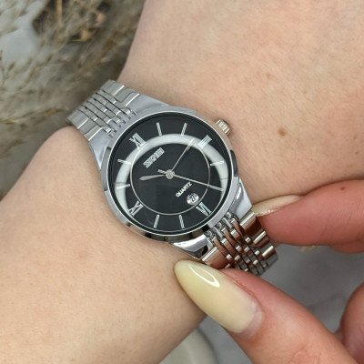 Женские часы Skmei 9139BKSI-S Black-Silver S