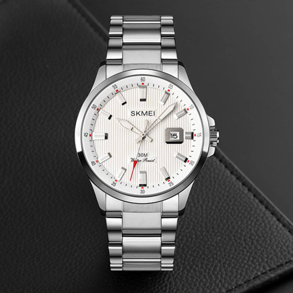 Мужские часы Skmei 1654SI Silver фото 5