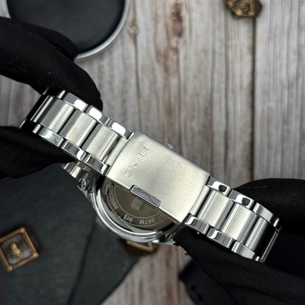 Чоловічий годинник Skmei 1654SI Silver фото 8