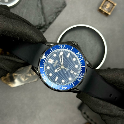 Мужские часы Skmei 9276PBKBU Black-Blue Silicone Strap