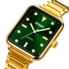 Женские часы Skmei 1954GDGN-SP Gold-Green Sun Pattern фото 3