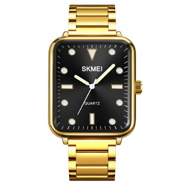 Мужские часы Skmei 1954GDBK-SP Gold-Black Sun Pattern фото 1