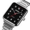 Чоловічий годинник Skmei 1954SIBK Silver-Black фото 3