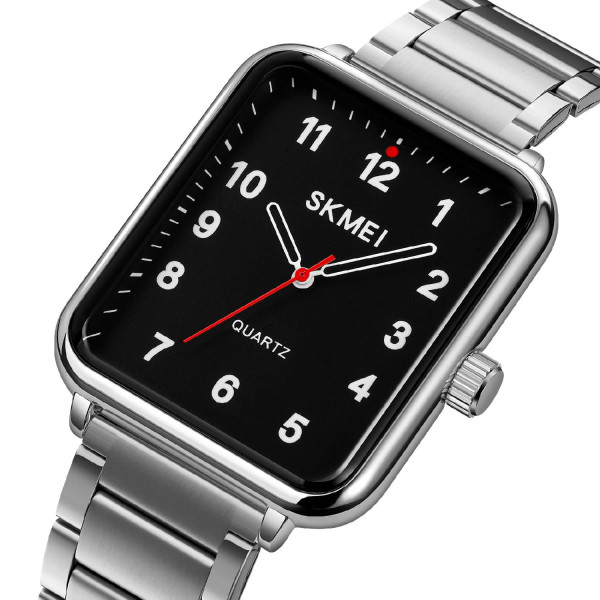 Чоловічий годинник Skmei 1954SIBK Silver-Black фото 3