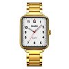 Жіночий годинник Skmei 1955GDWT Gold-White фото 2