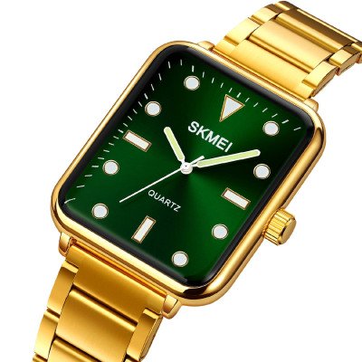 Skmei 1955GDGN-SP Gold-Green Sun Pattern