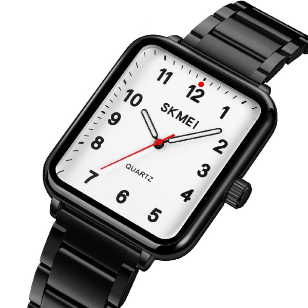 Женские часы Skmei 1955BKWT Black-White фото 3