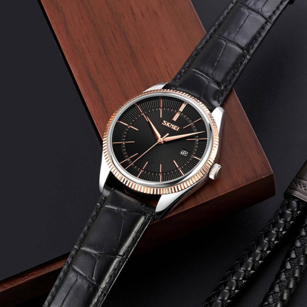 Мужские часы Skmei 9298TRGBK Rose-Gold Black фото 5