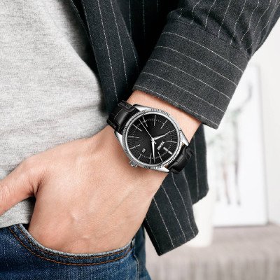 Skmei 9298SIBKBK Silver Black-Black