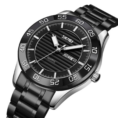 Чоловічий годинник Skmei 9293SIBKBK Silver-Black