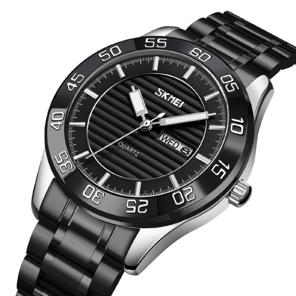 Мужские часы Skmei 9293SIBKBK Silver-Black фото 3