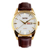 Чоловічий годинник Skmei 9073GDWT-B Gold-White men фото 2