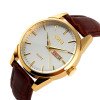 Мужские часы Skmei 9073GDWT-B Gold-White men фото 3