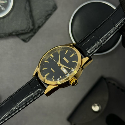 Мужские часы Skmei 9073GDBK-B Gold-Black men