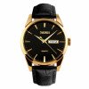 Мужские часы Skmei 9073GDBK-B Gold-Black men фото 2