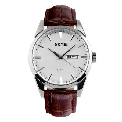 Skmei 9073SIWT-B Silver-White men